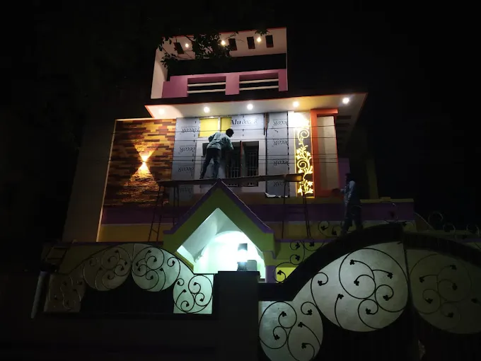 Image of: Sk Neon Moving Display And Sign Board In Madurai