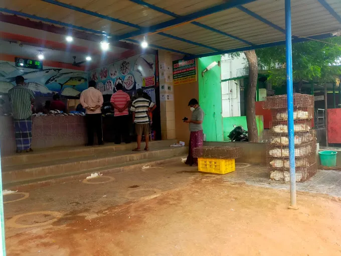 Image of: Baghya Broiler And Fish Stall In Madurai