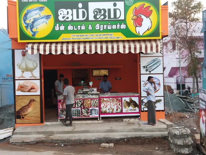 Image of: Zam Zam Fish Stall And Broilers In Madurai