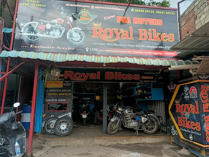 Image of: New Psa Motors Royal Enfield Service In Kochadai