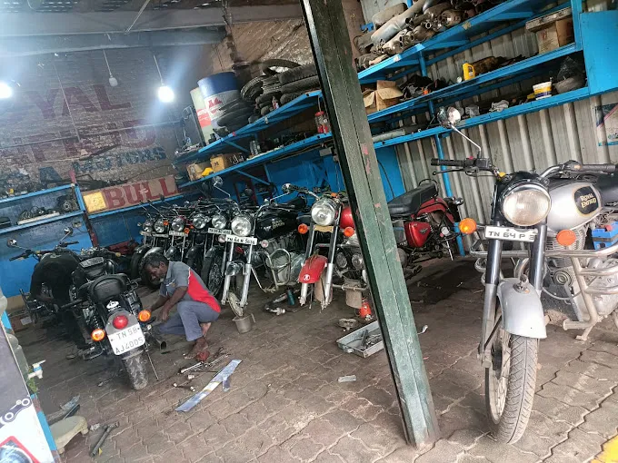 Image of: New Psa Motors Royal Enfield Service In Kochadai 2