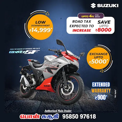 Image of: Suzuki Motorcycle In Madurai 7