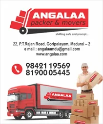 Image of: Angalaa Packers Movers In Goripalayam