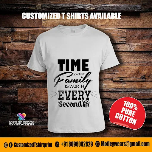Image of: Customized T Shirt Print In Arappalayam