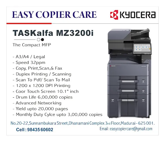 Image of: Easy Copier Care In Periyar