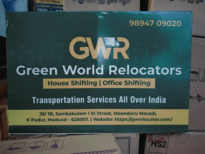 Image of: Green World Relocators In Madurai