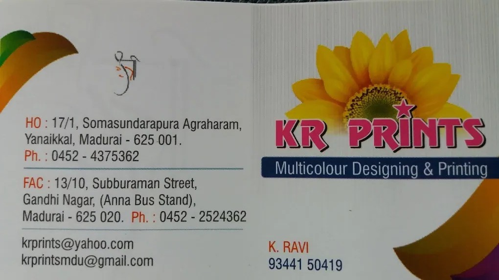 Image of: Kr Prints In Shenoy Nagar