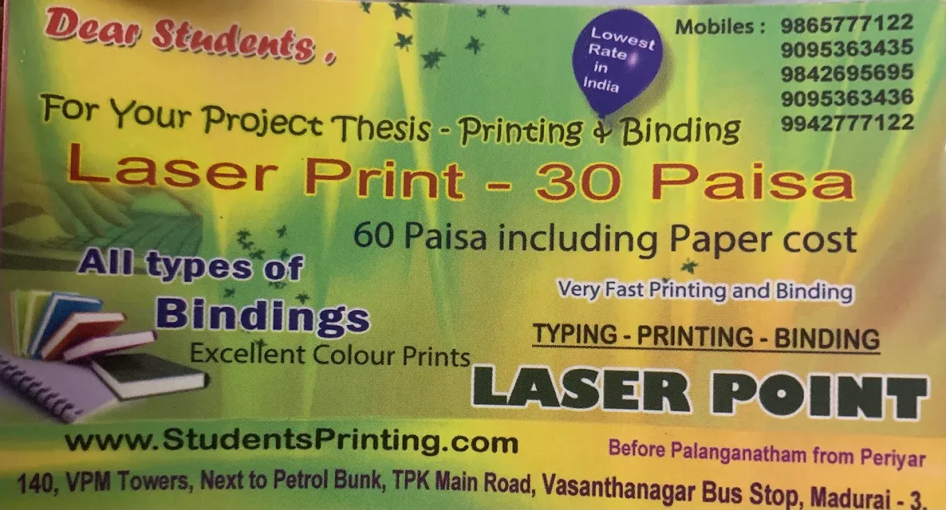 Image of: Laser Point In Madurai