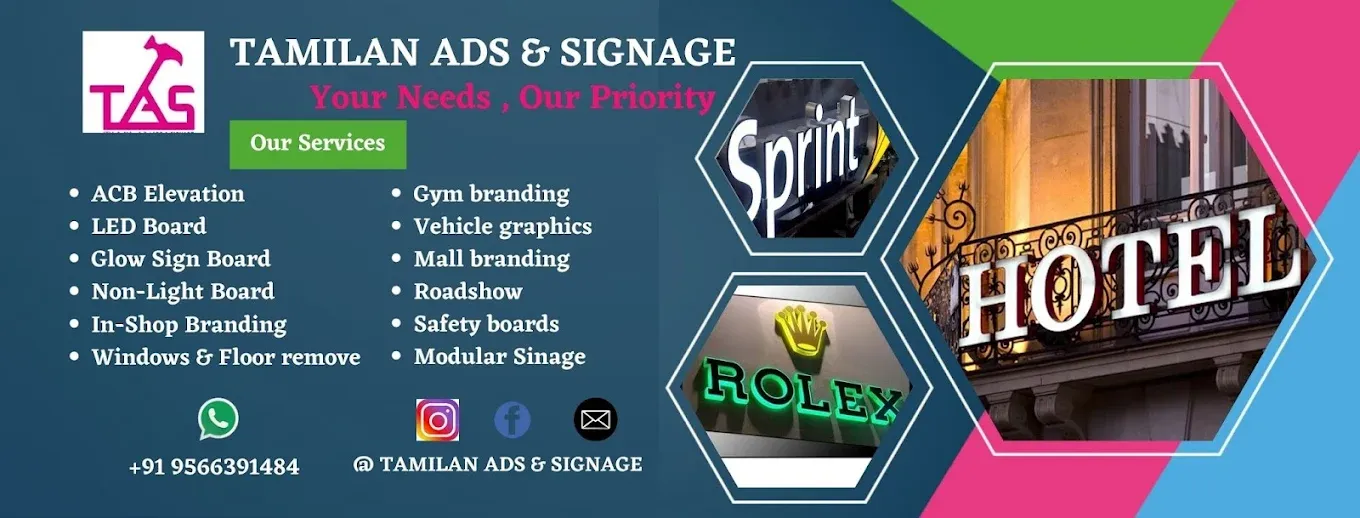 Image of: Tamilan Ads Signage In Madurai