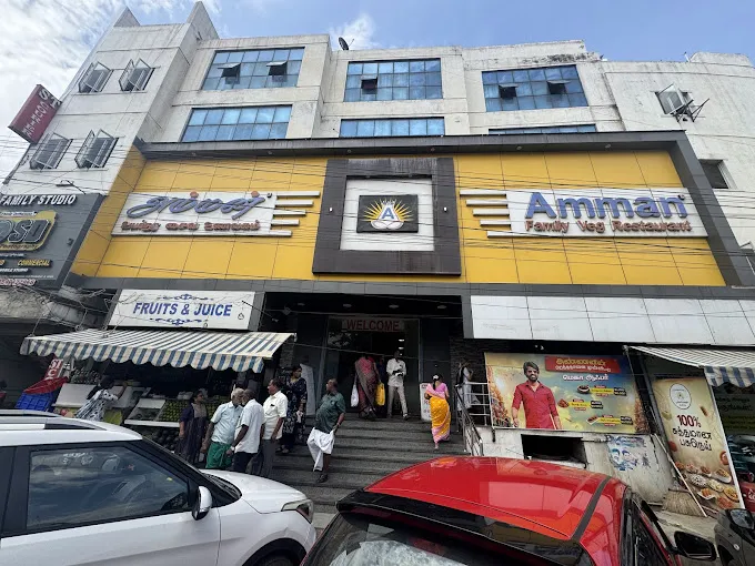 Image of: Amman Family Veg Restaurant in Kamarajar Salai 2