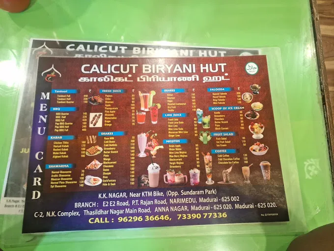 Image of: Calicut Biriyani Hut in Anna Nagar 3