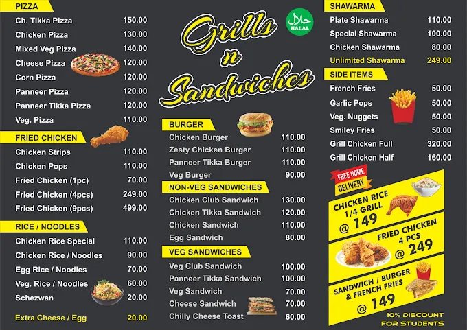Image of: Grills N Sandwiches in Madurai