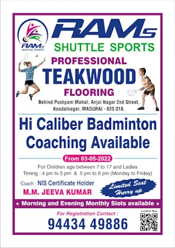 Image of: Rams Shuttle Sports In Koodal Nagar 3