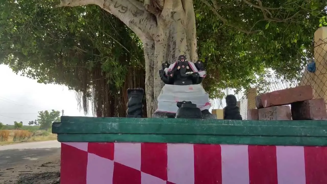 Image of: Arasamaram Pillaiyar Temple In Sakkimangalam