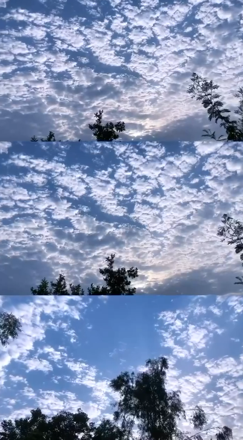 Blue Sky With White Loud Video