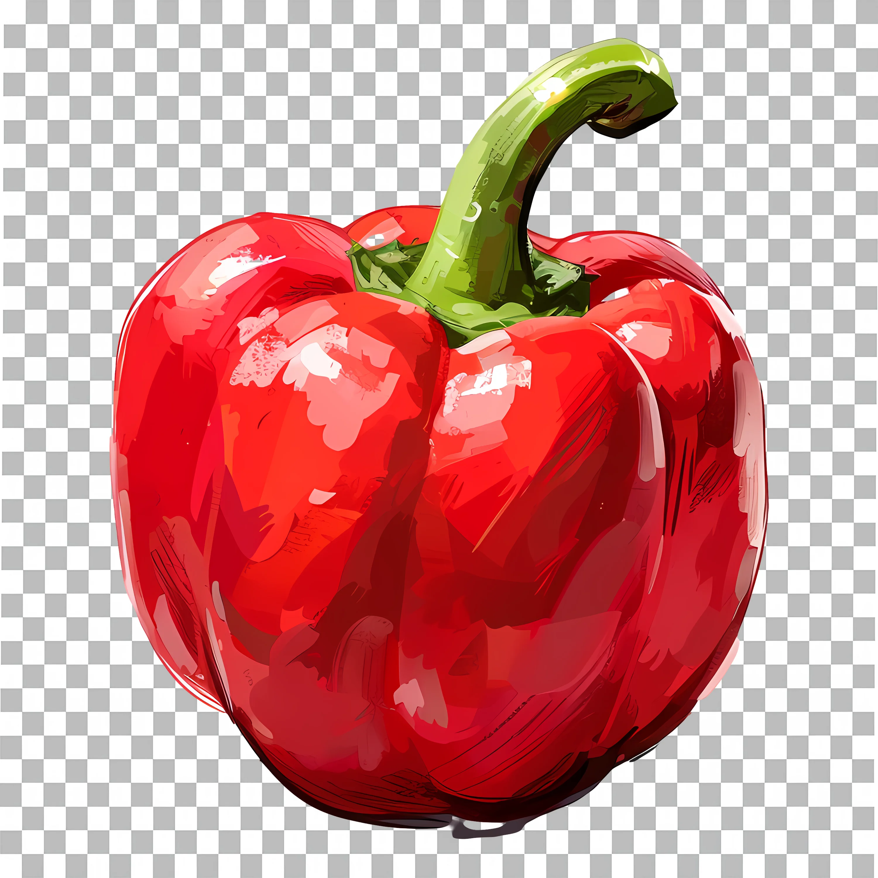 Red Bell Pepper Png Clipart