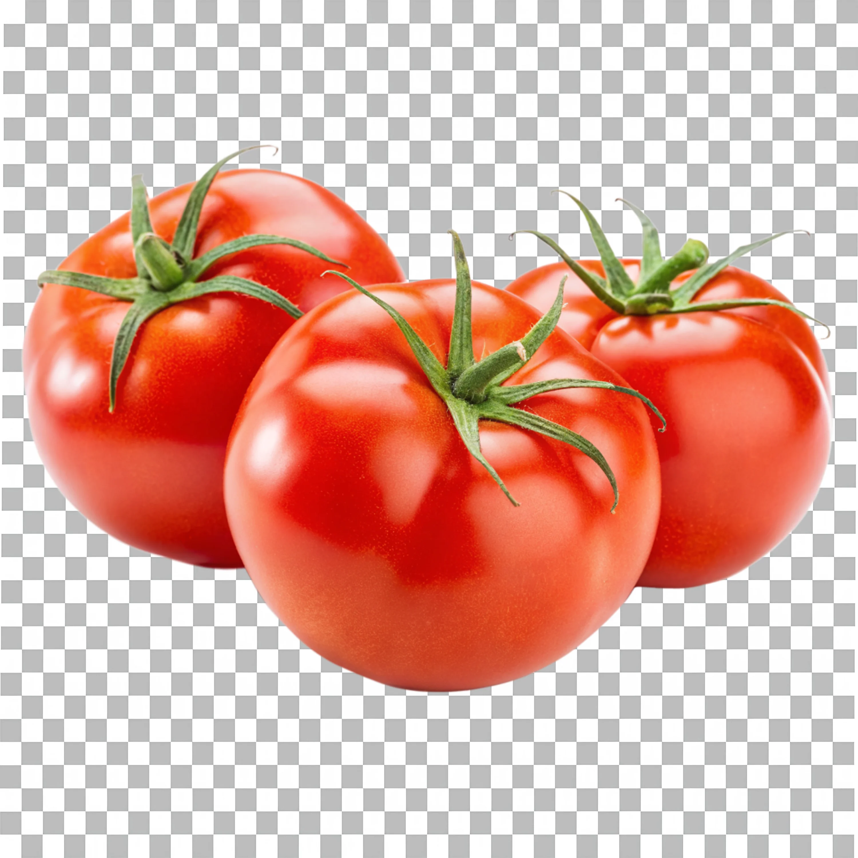 Realistic Whole Tomatoes PNG