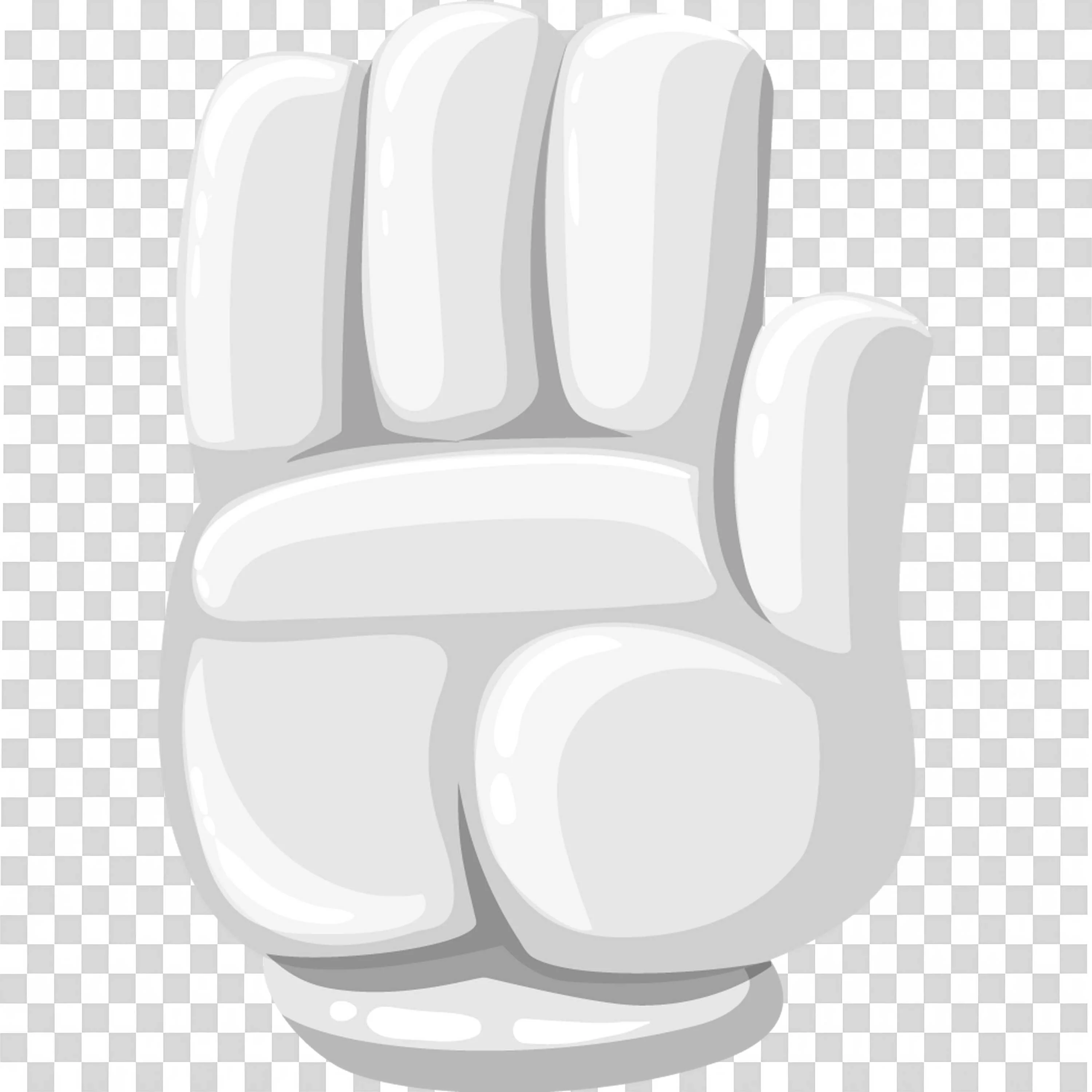 Hand Gesture Hello Png on Transparent Background