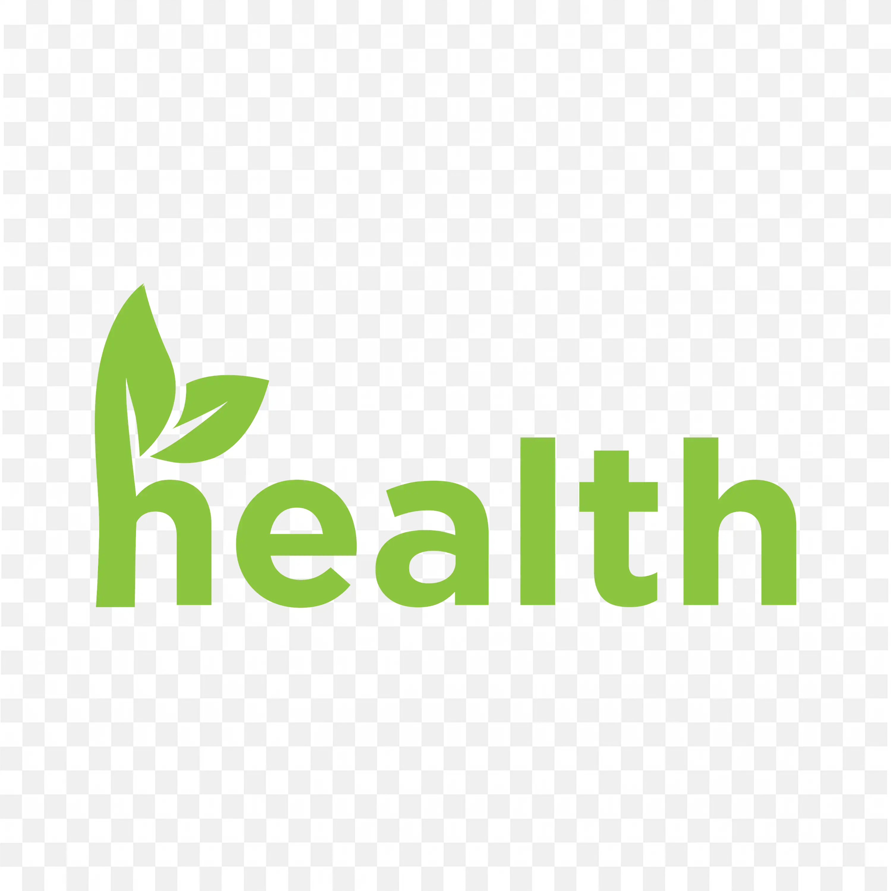 Green Health Symbol Logo in Vector Design PNG Download
