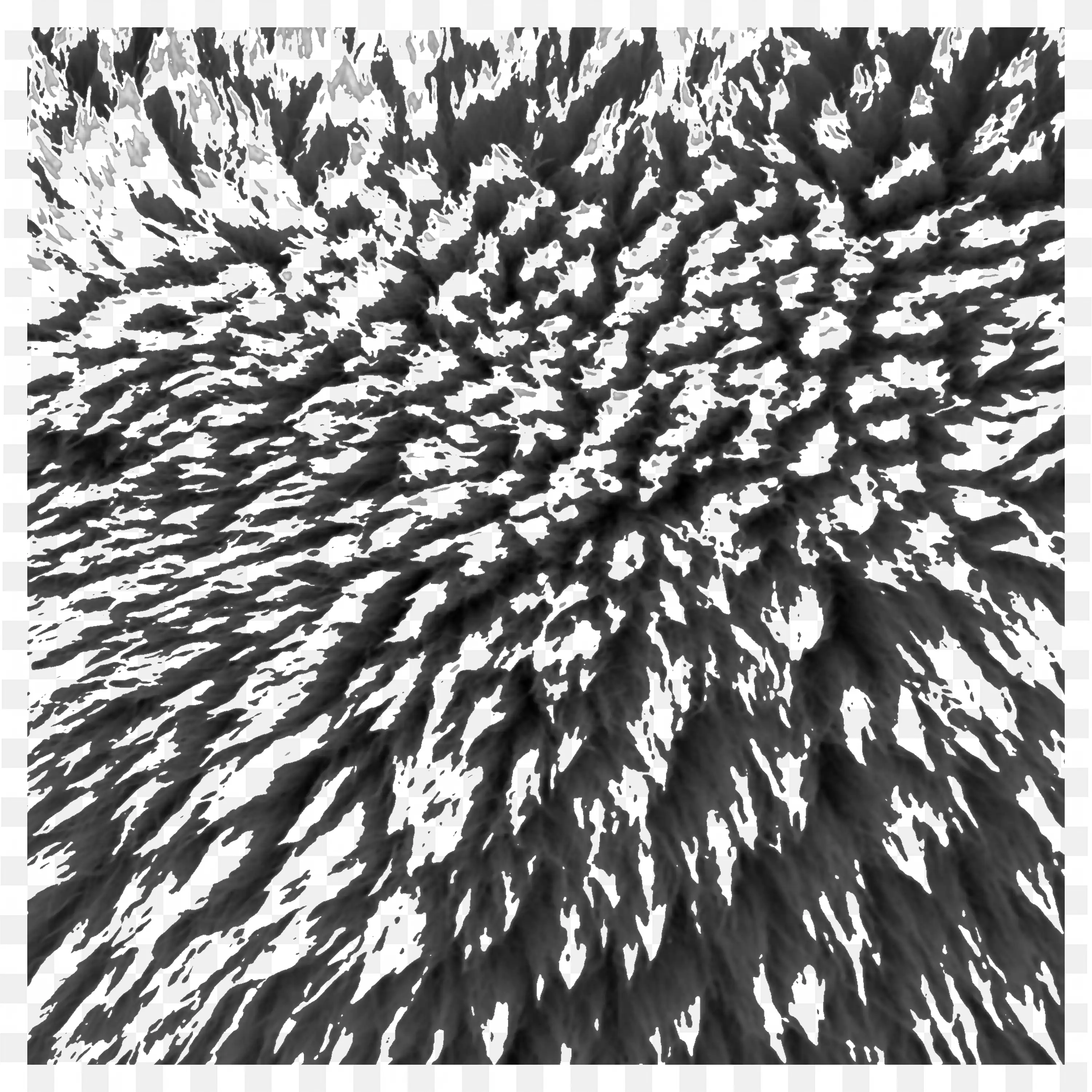 Black Feather Texture with an Abstract Background PNG