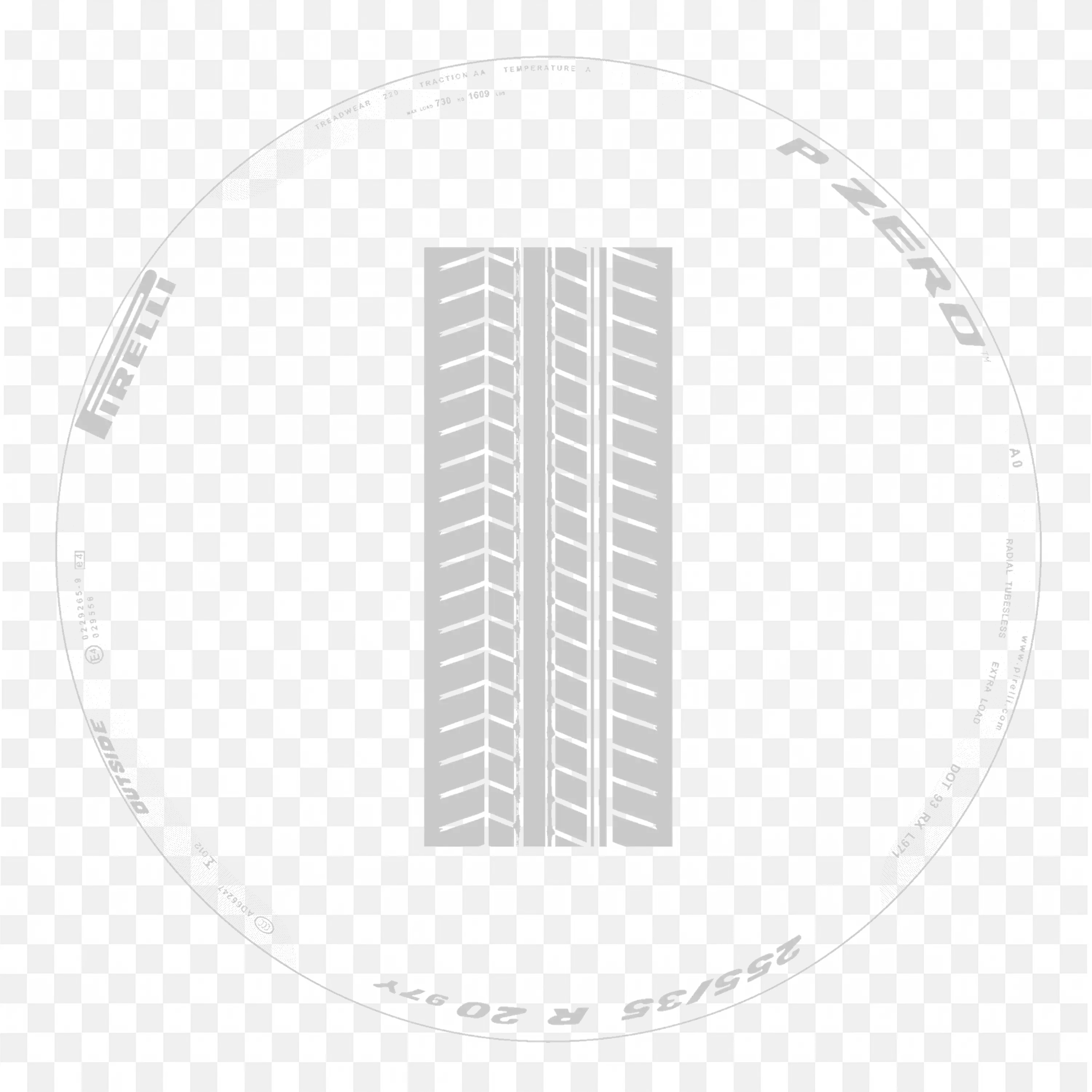 Blue Circle Frame with Vertical Barcode Style Center PNG