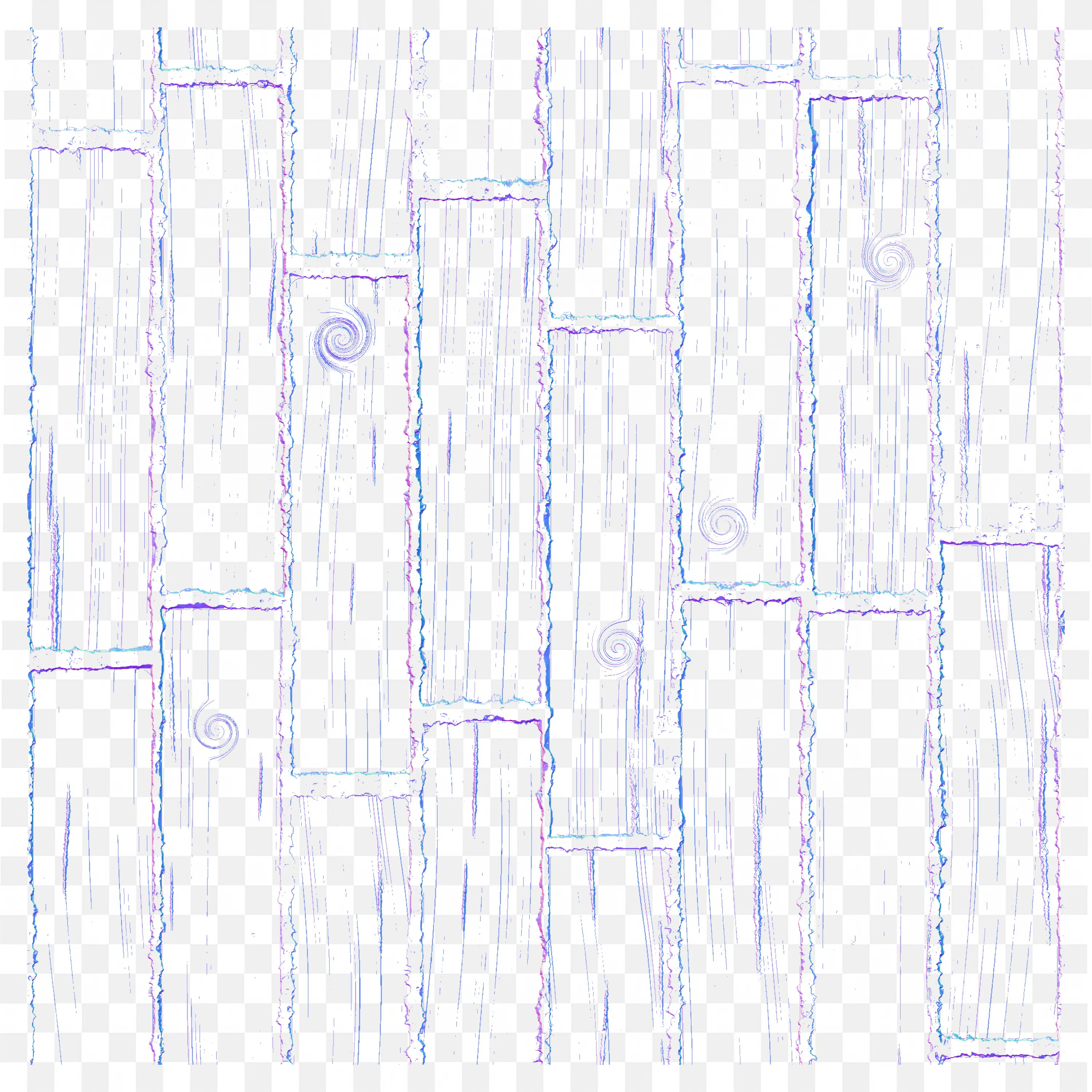 Blue Tile Pattern in Abstract Seamless Grid Texture PNG