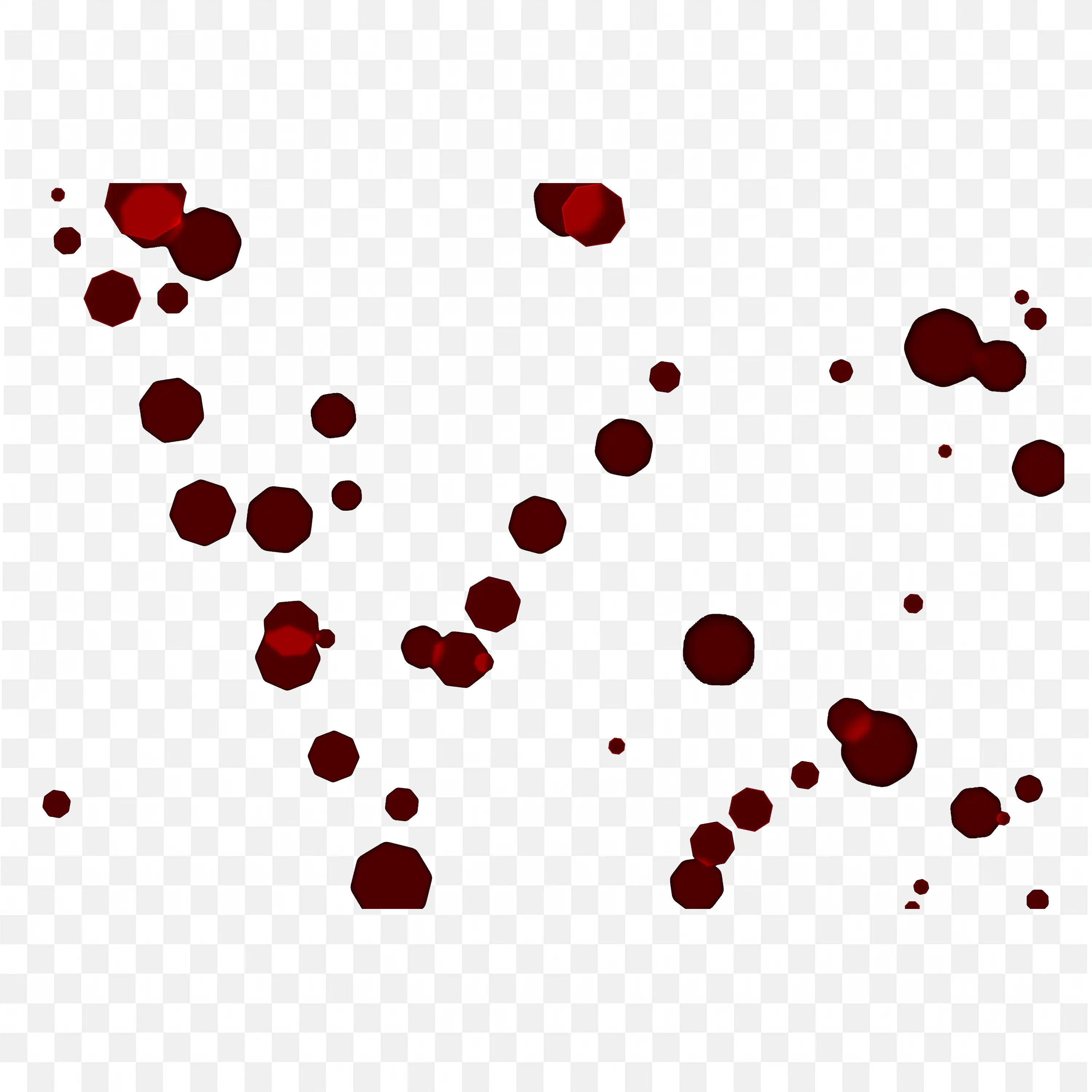 Flying Red Bokeh on Black Background Free PNG Download