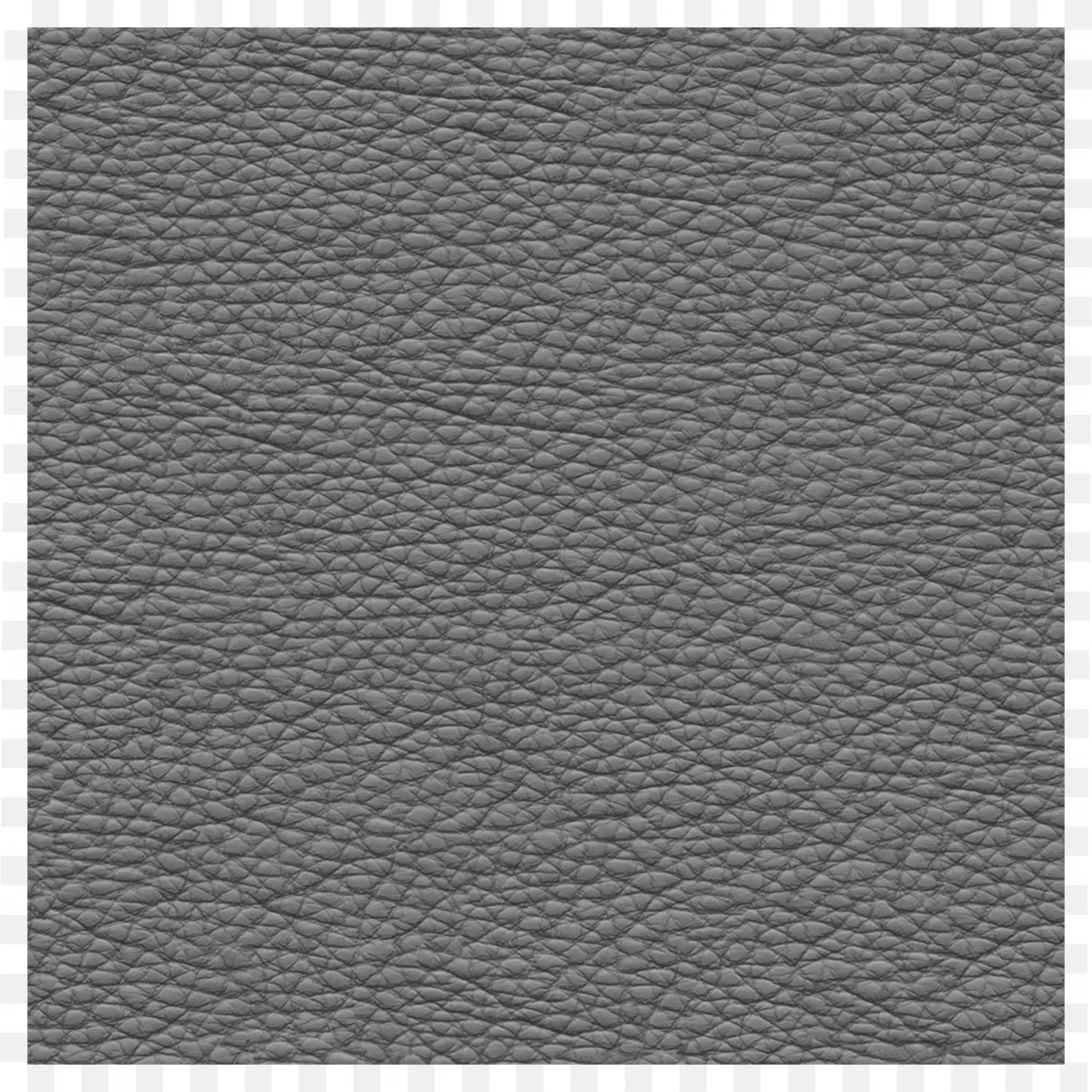 Gray Leather Texture with Natural Grain for Design Use PNG