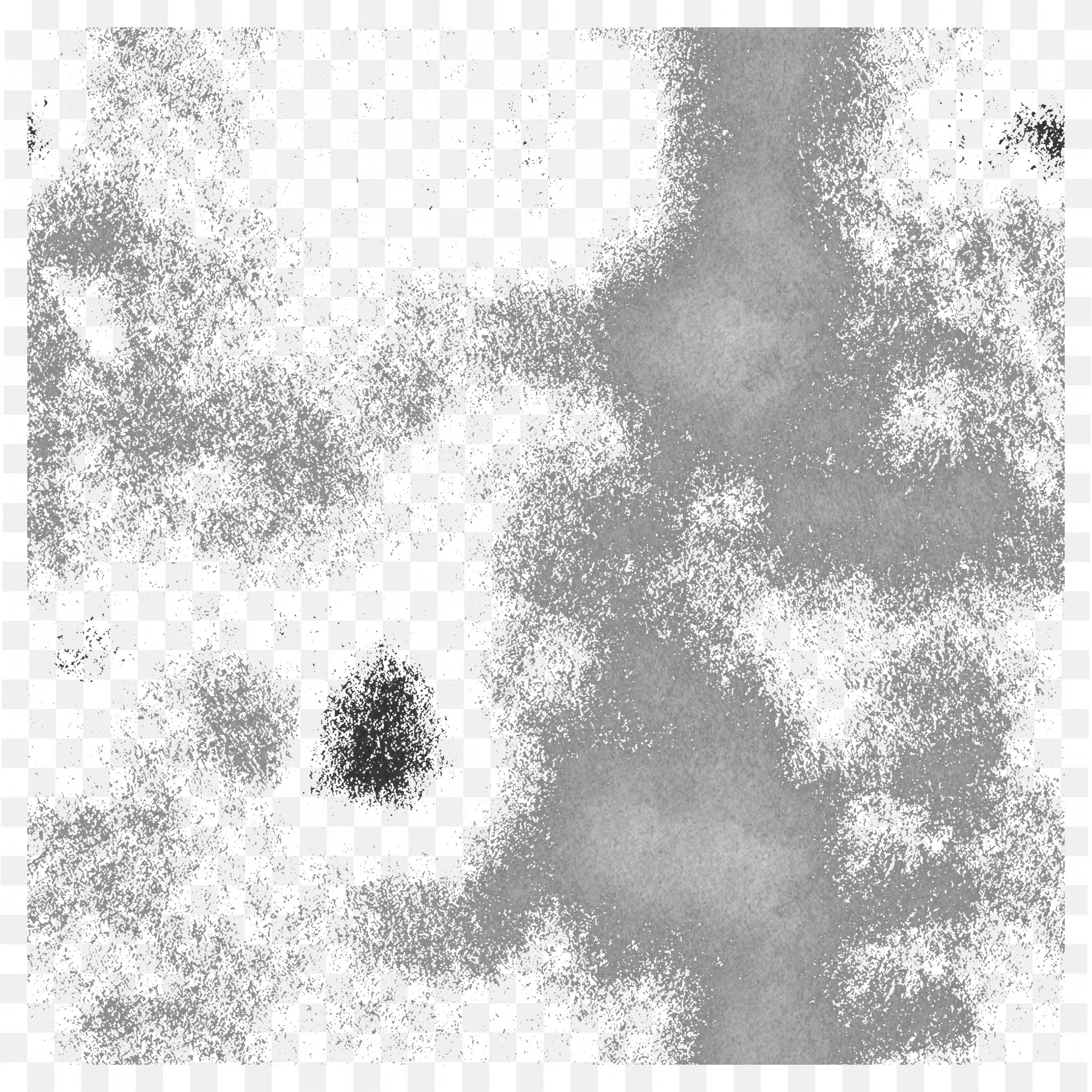 Grey Cloud Texture and Foggy Background Soft Blurred PNG