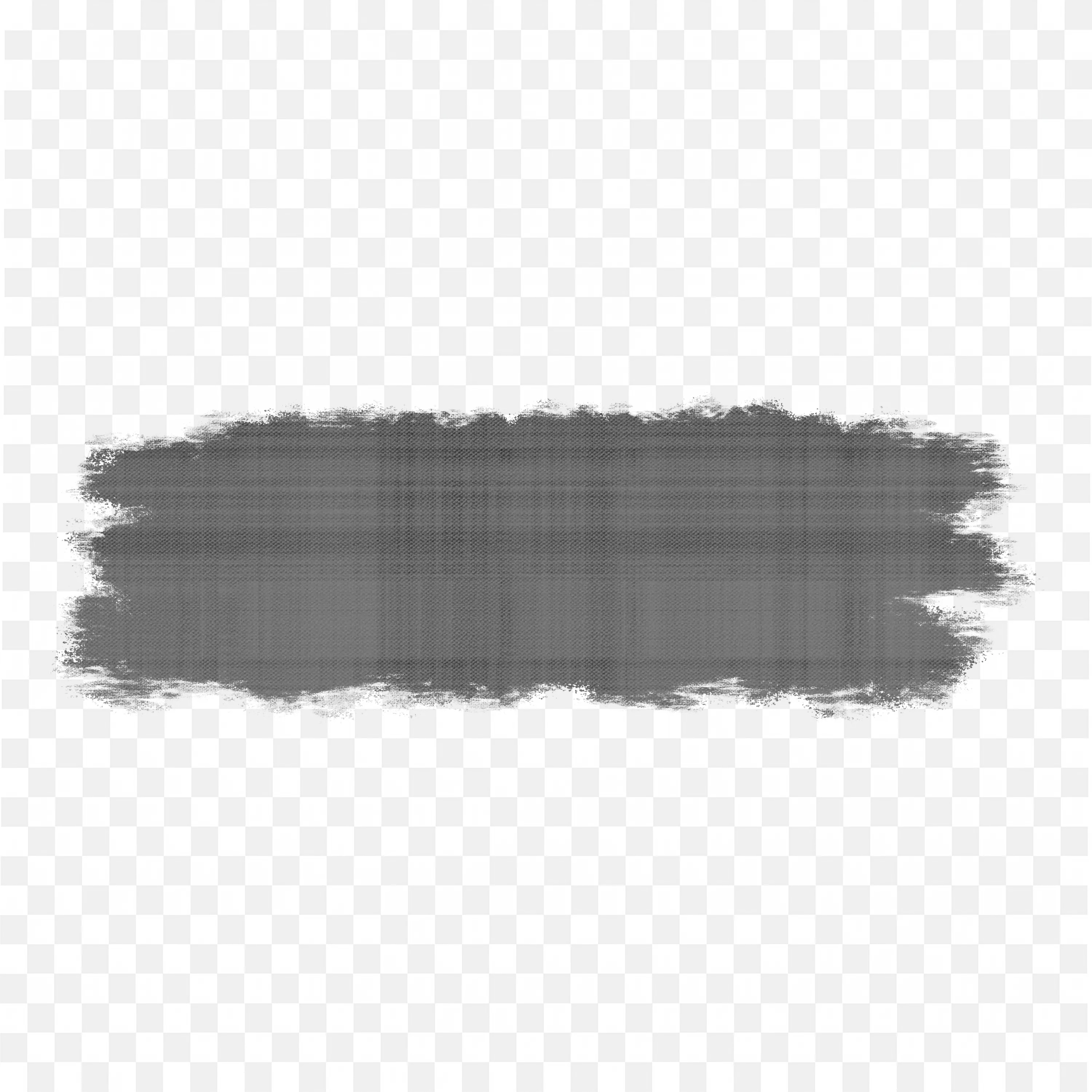 Grungy Plaid Texture Brush Banner in Gray Tones PNG