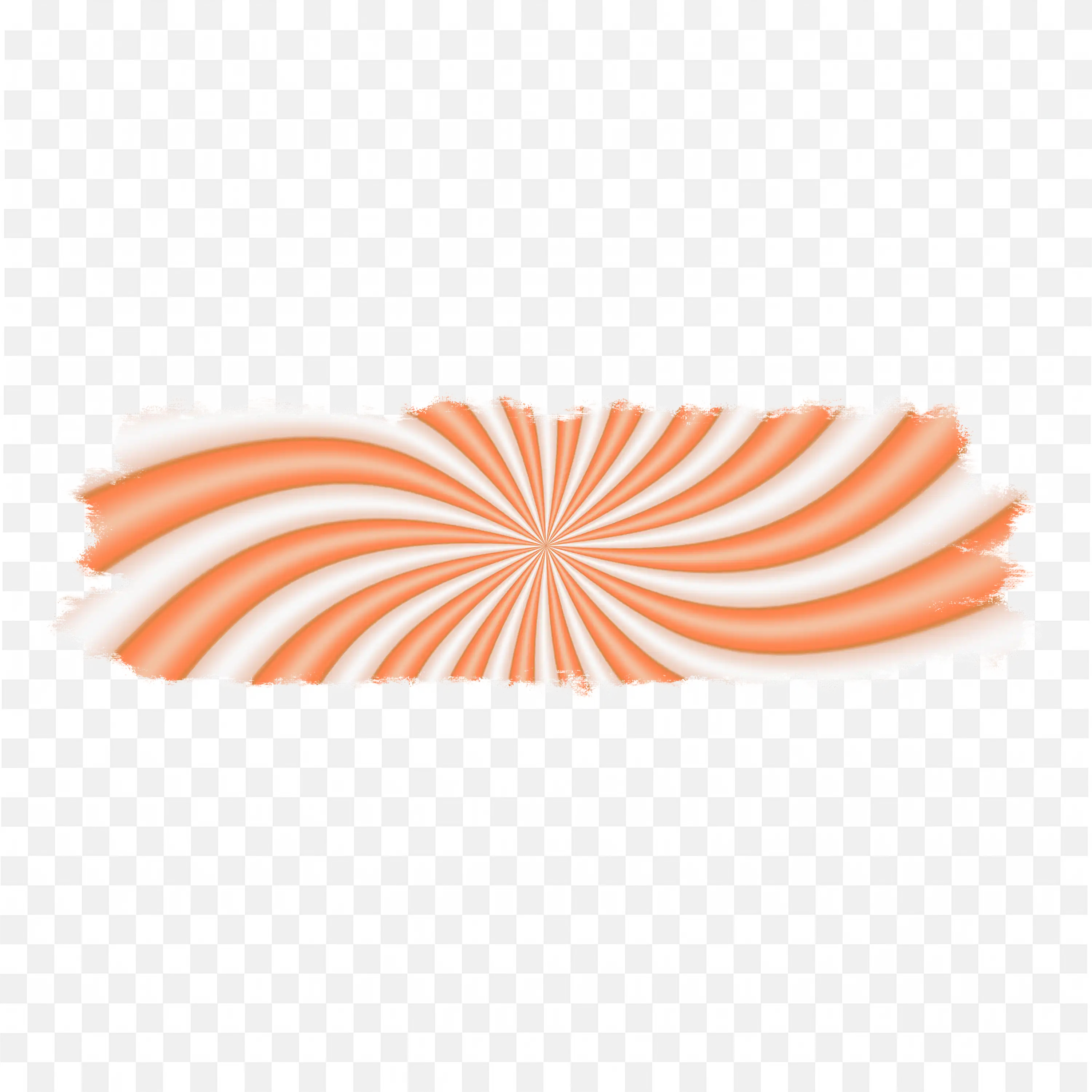 Peach Spiral Swirl Banner with Grunge Style PNG Download