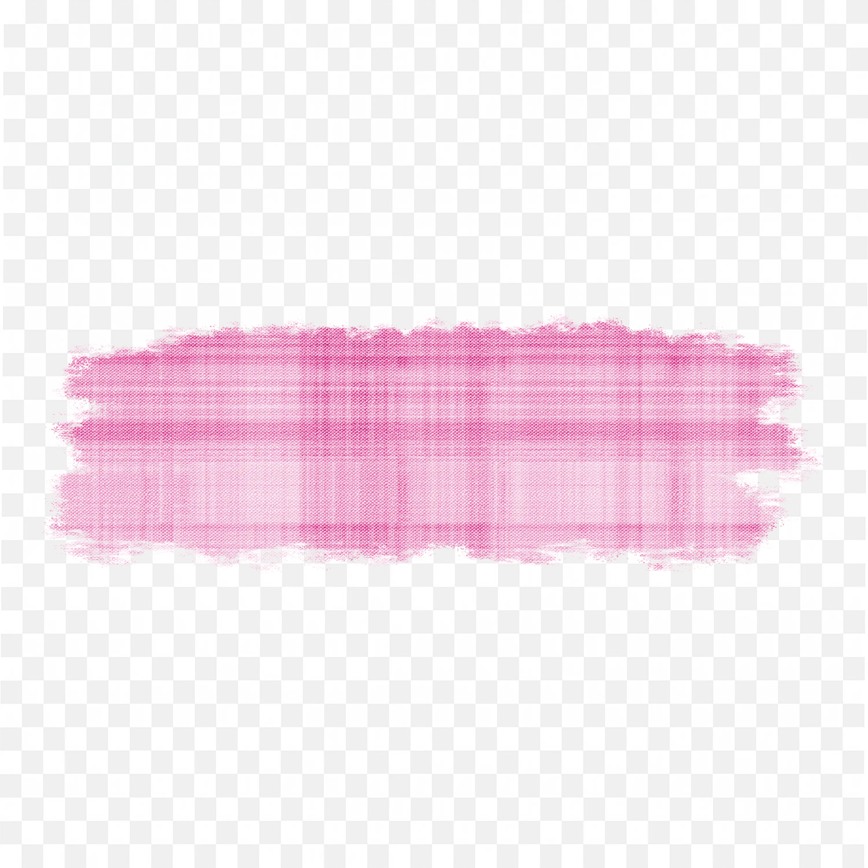Pink Color in Plaid Pattern Brush Stroke Banner PNG Download
