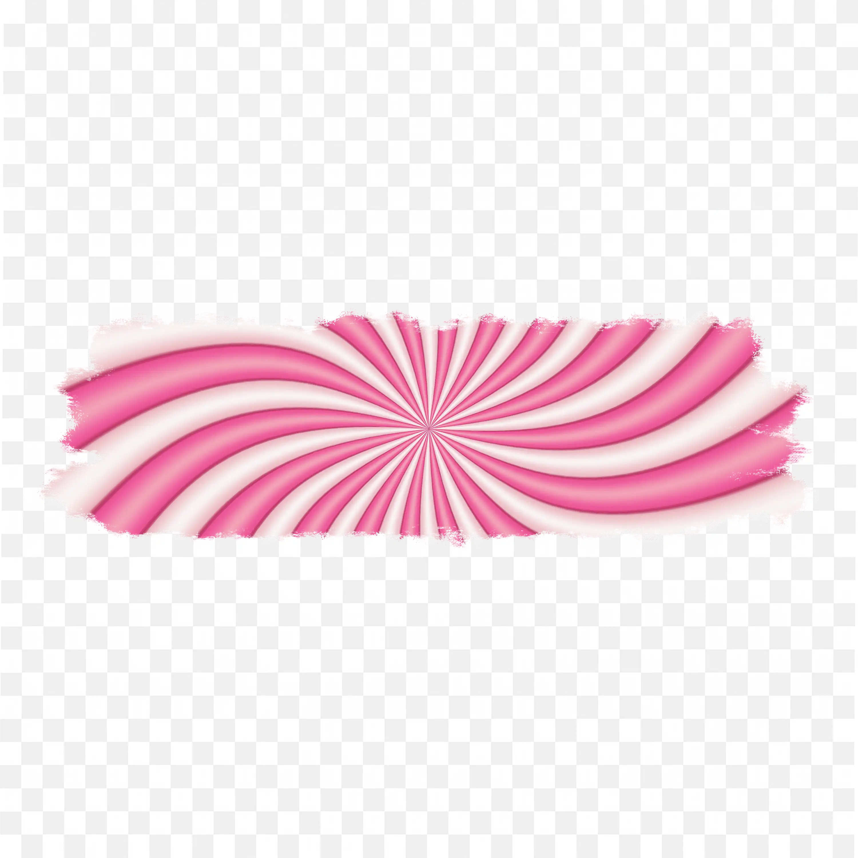 Pink Color in Swirl Paint Stroke Art Banner Free PNG Download