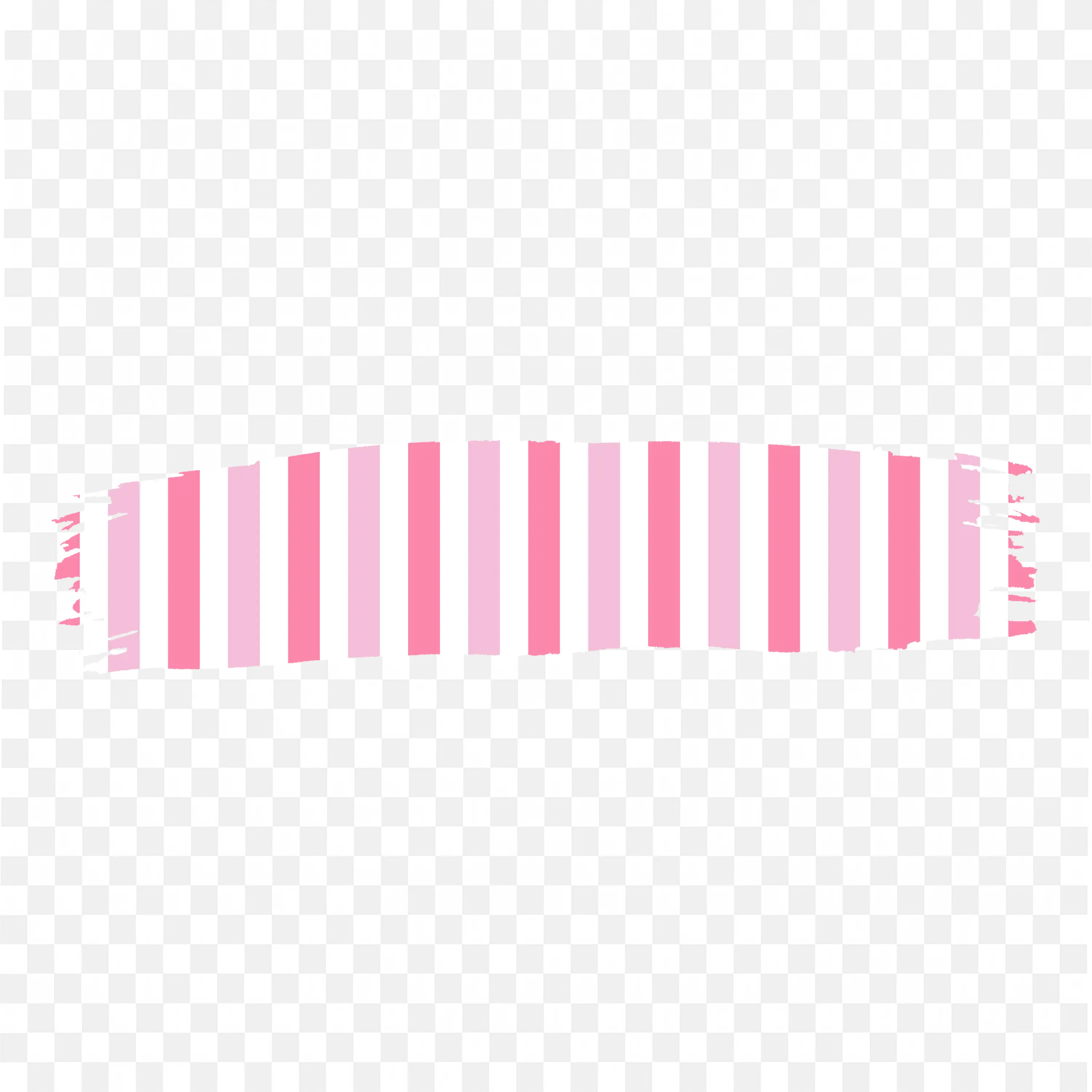 Pink Color in Vertical Striped Paint Brush Banner PNG Download
