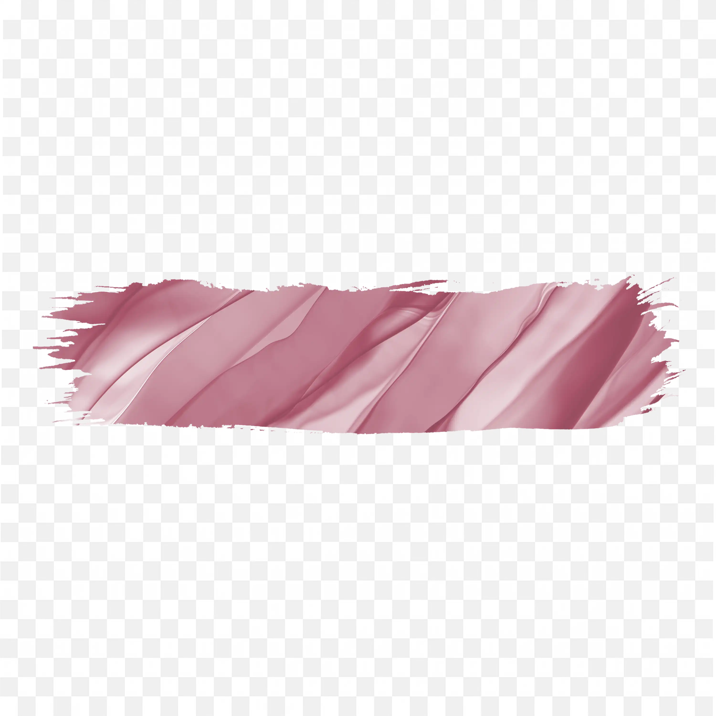Pink Marble Brush Stroke Banner on White Background PNG Image