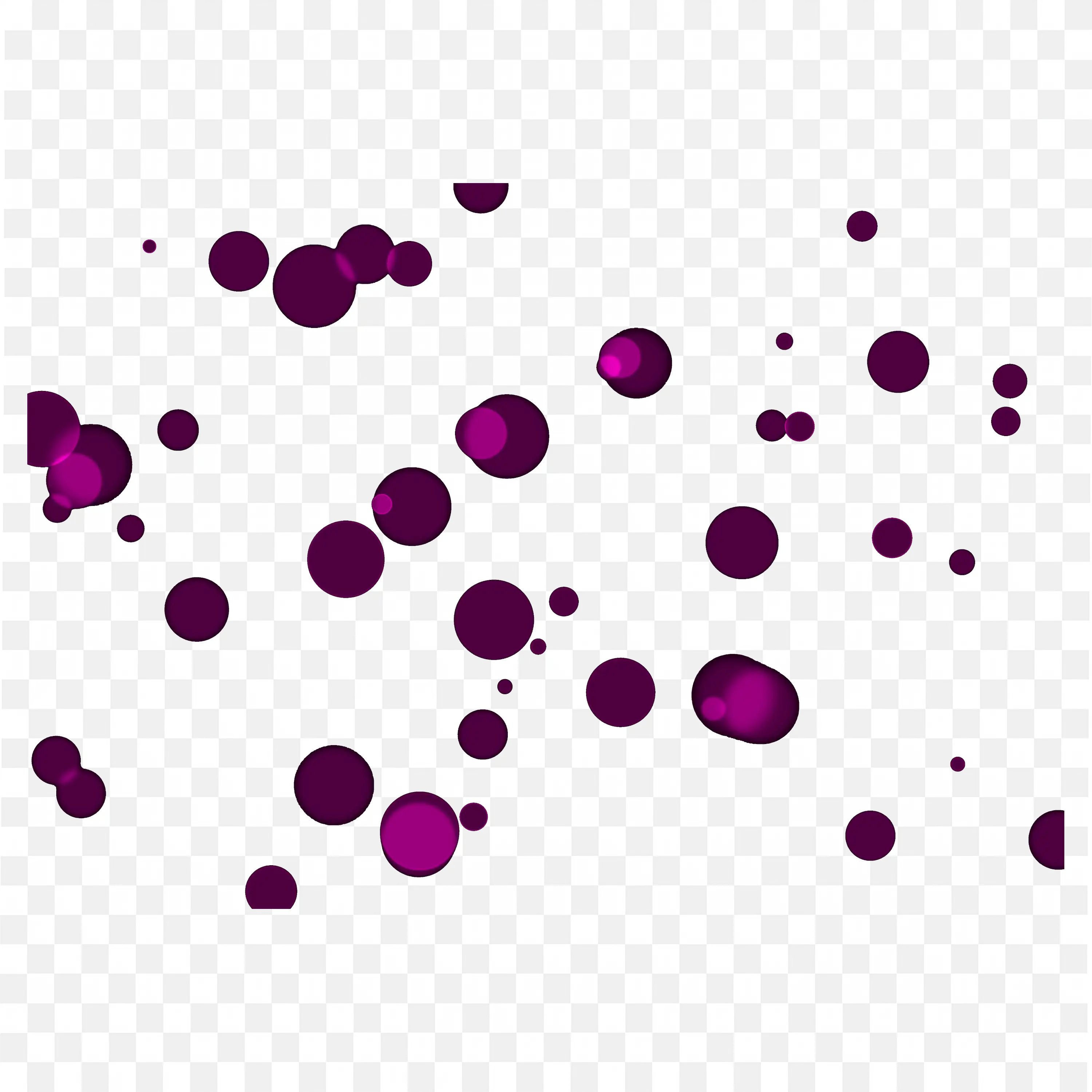 Purple Bokeh Layer on Black Background Free PNG Download