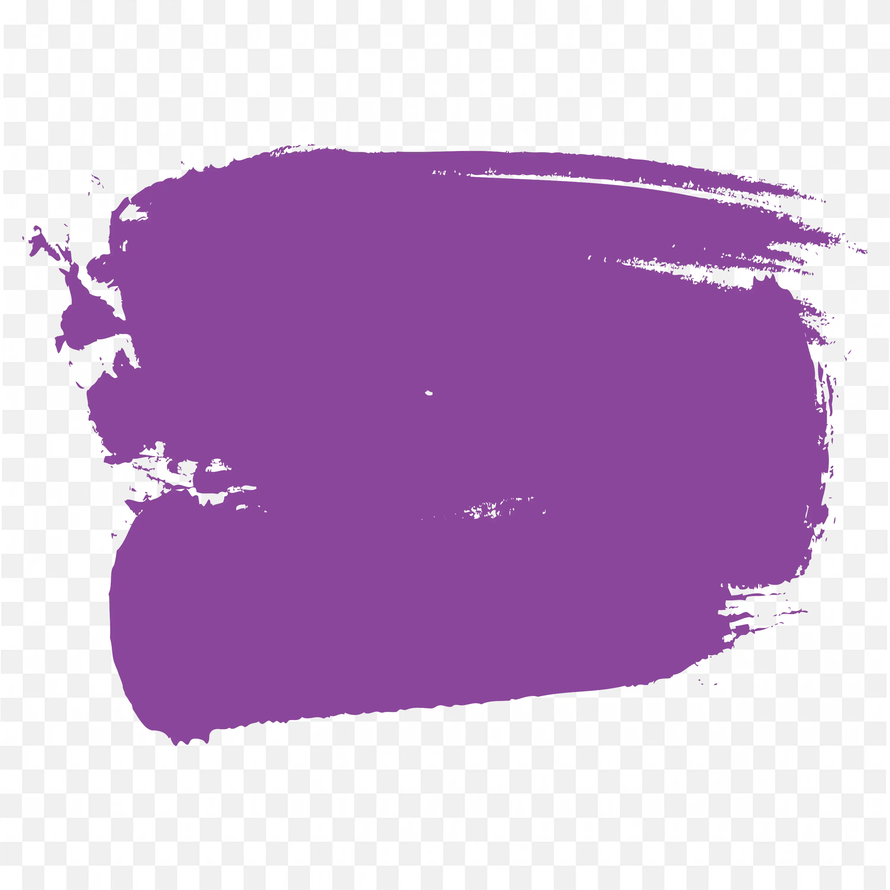 Purple color Brush Square with Rough Edges Free PNG