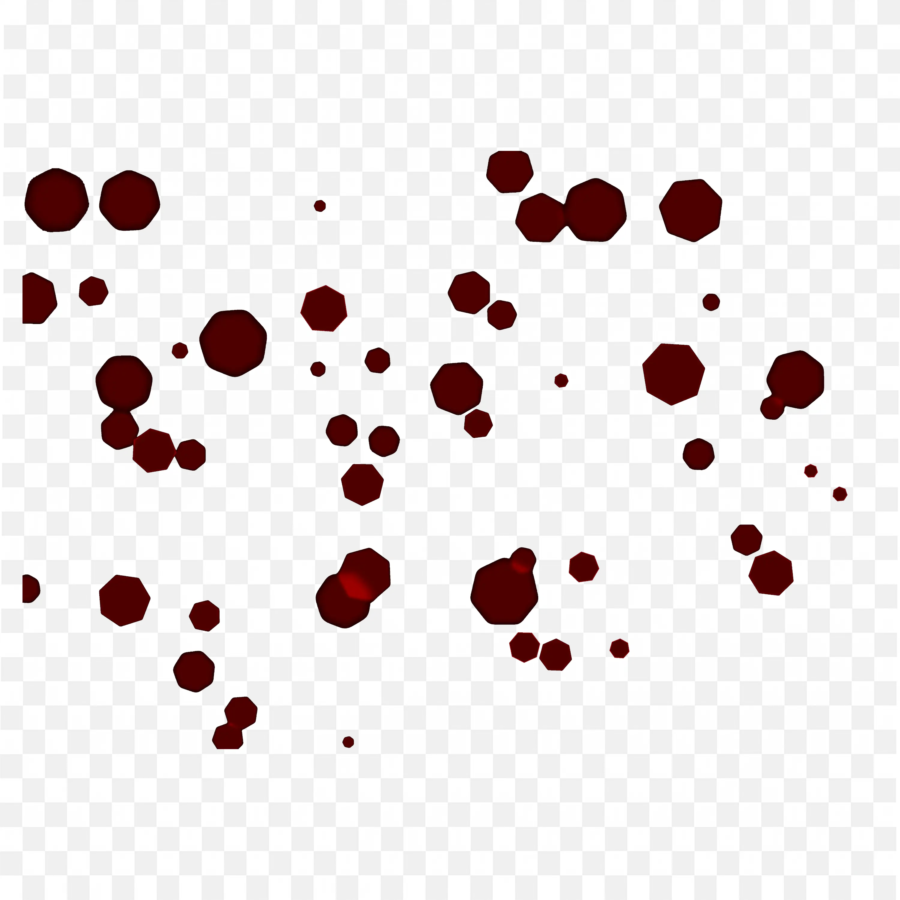 Red Bokeh Circle Overlay on Black Background PNG
