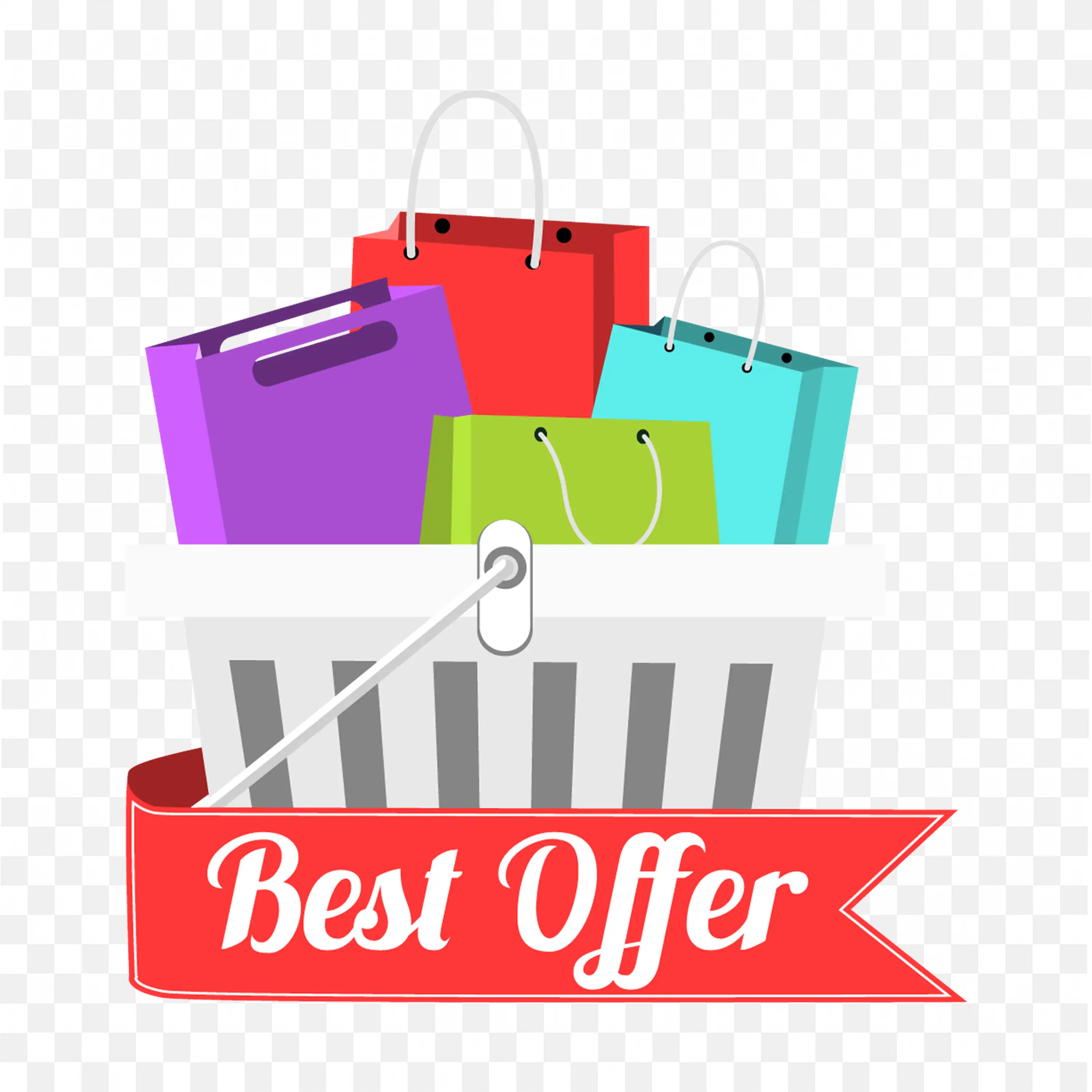 Best Offer with Multicoloured Handbags HD Free Png Image