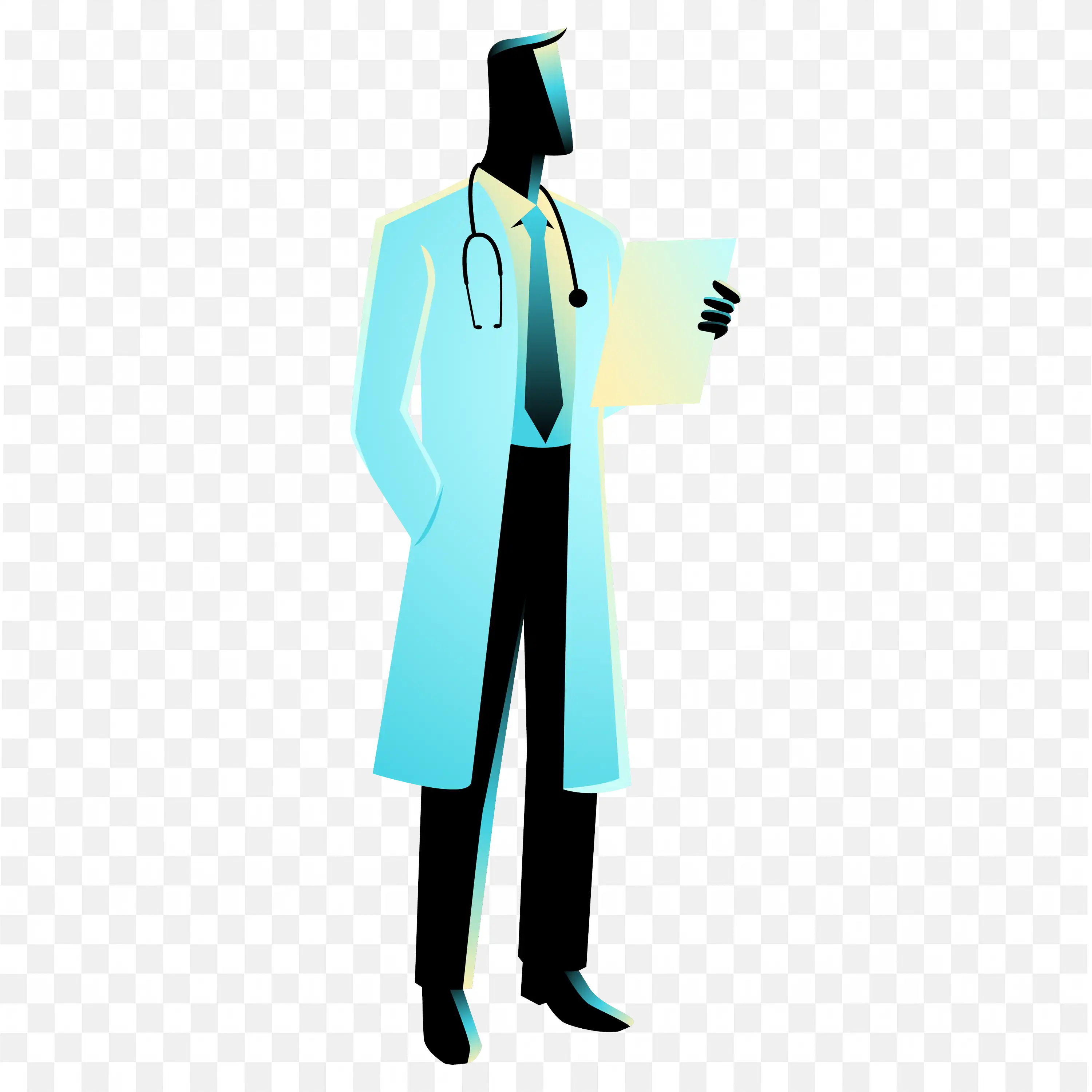 Doctor Looking Casually Patients Reports Download Free Png