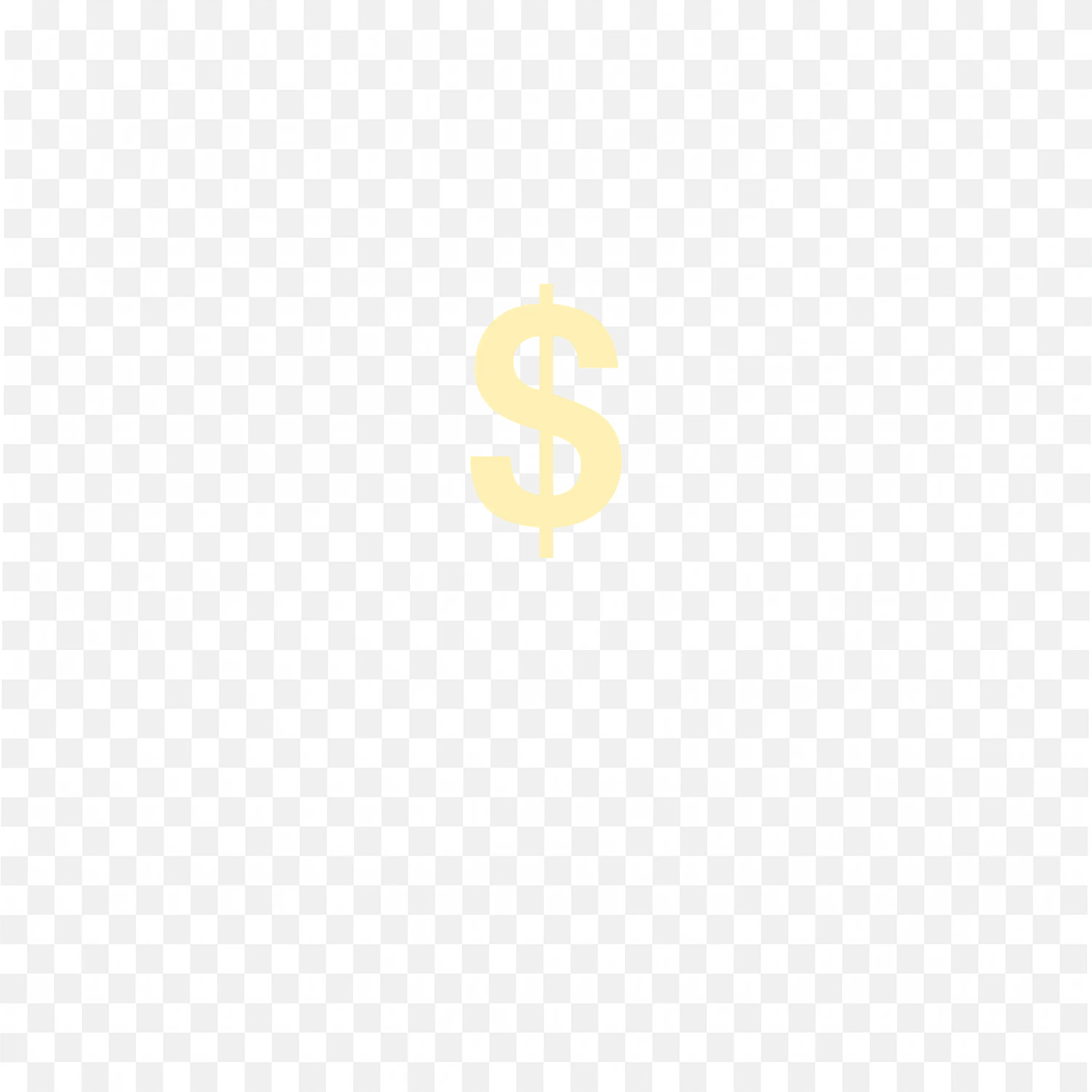 Light Yellow Colour Dollar Symbol Download Free Png Image