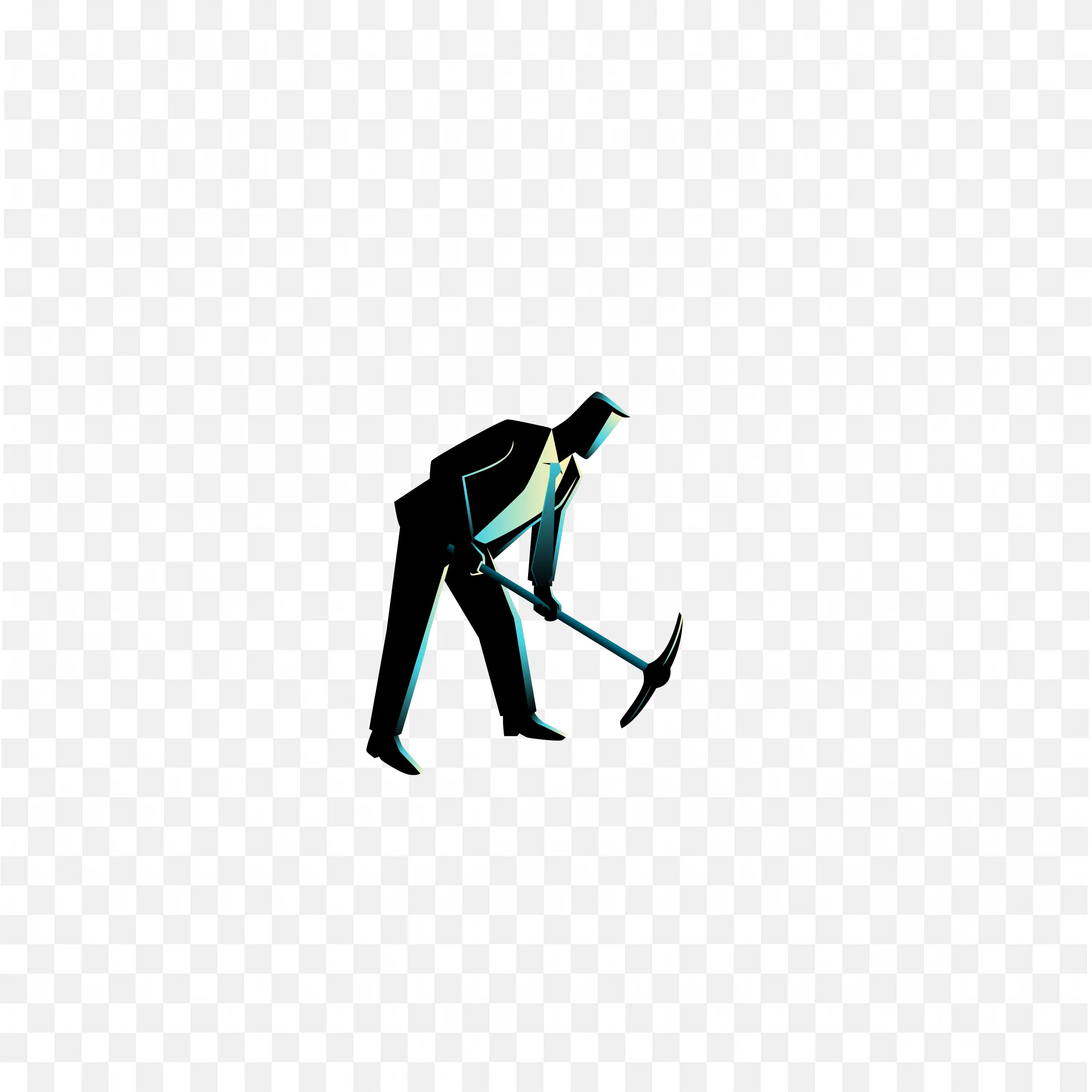 Power of Corporate Man Carrying Another In a Wheelbarrow Png