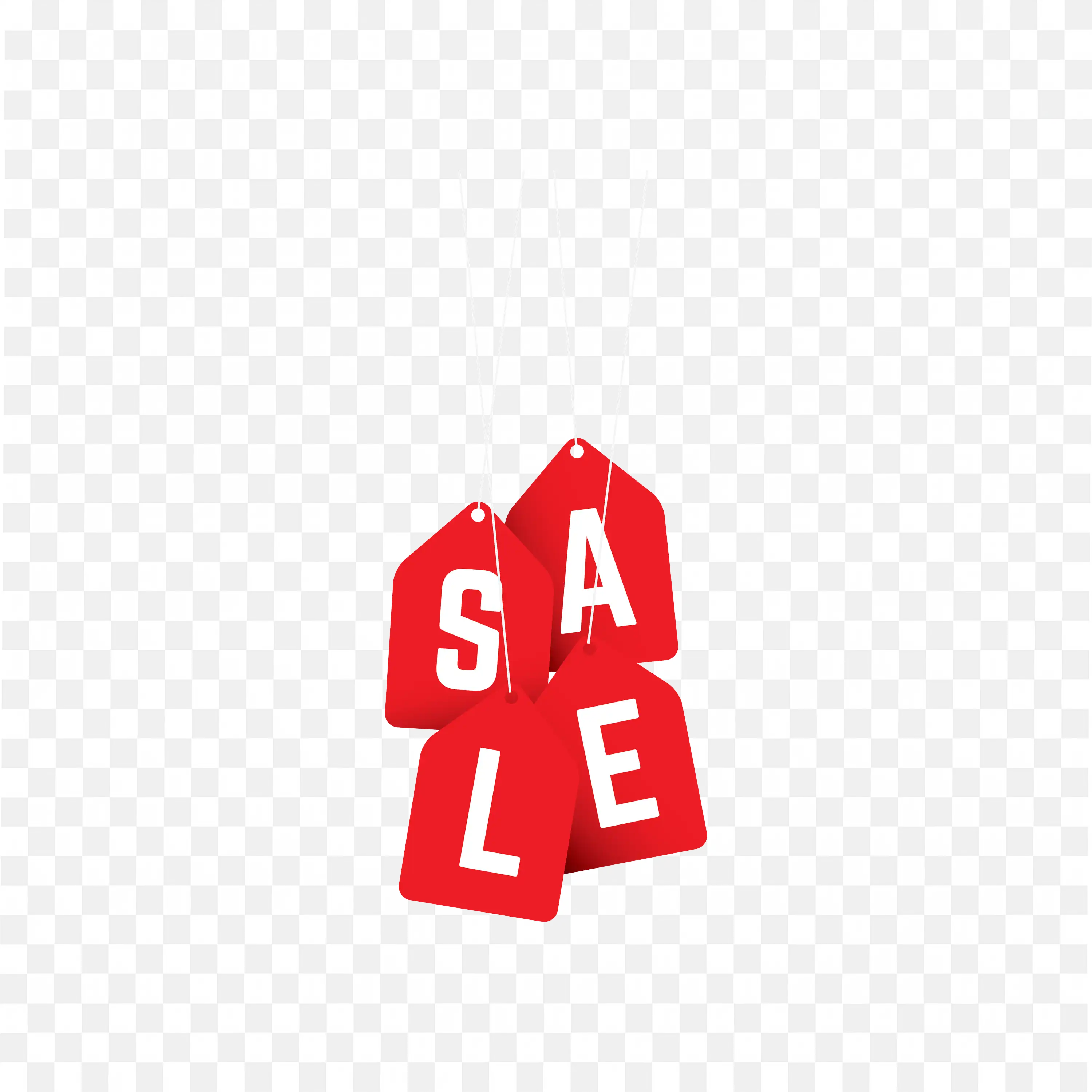 Red Colour Sale Tag Image Discount Event Free Png Download
