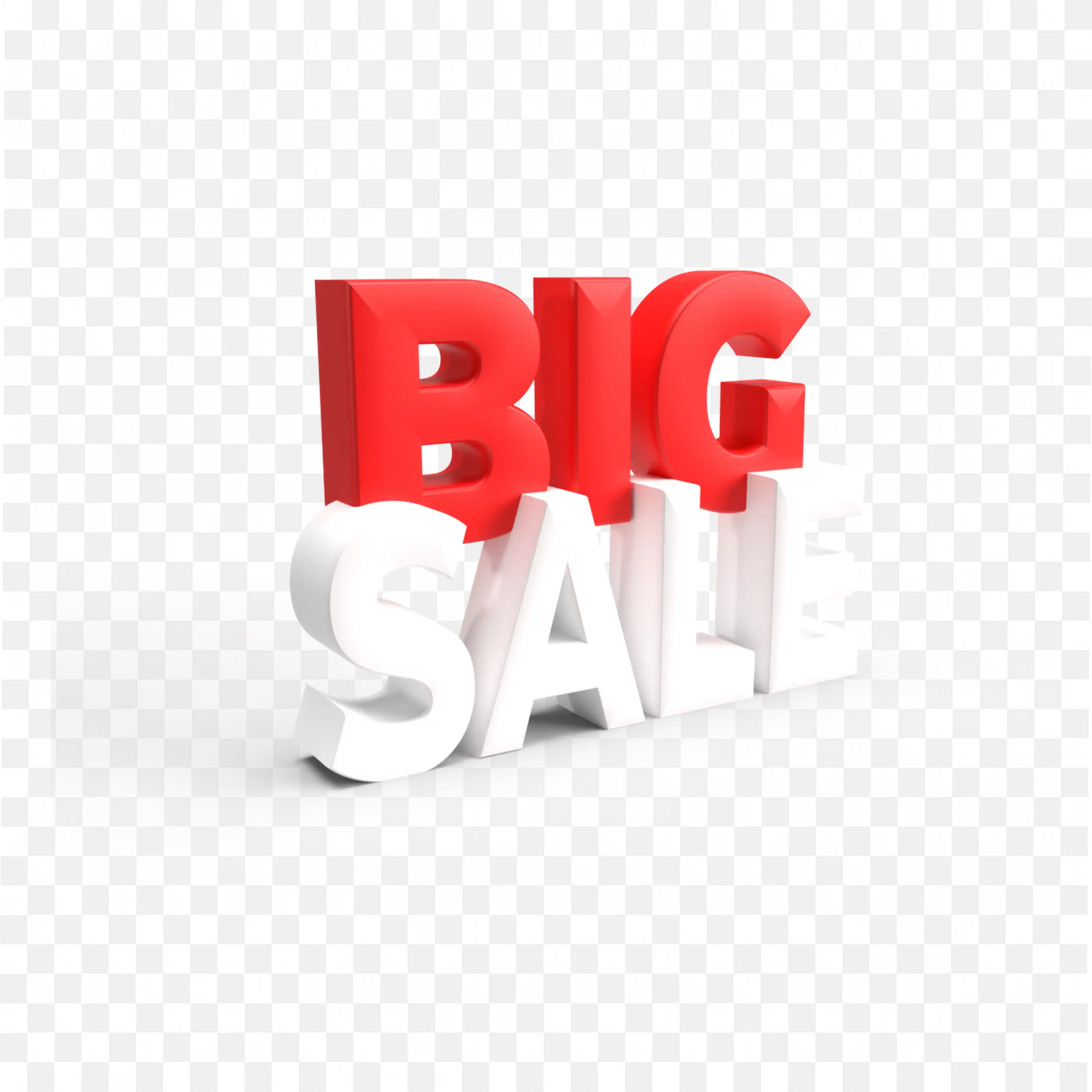 Red and White Big Sale for Discounts and Deals HD Free Png