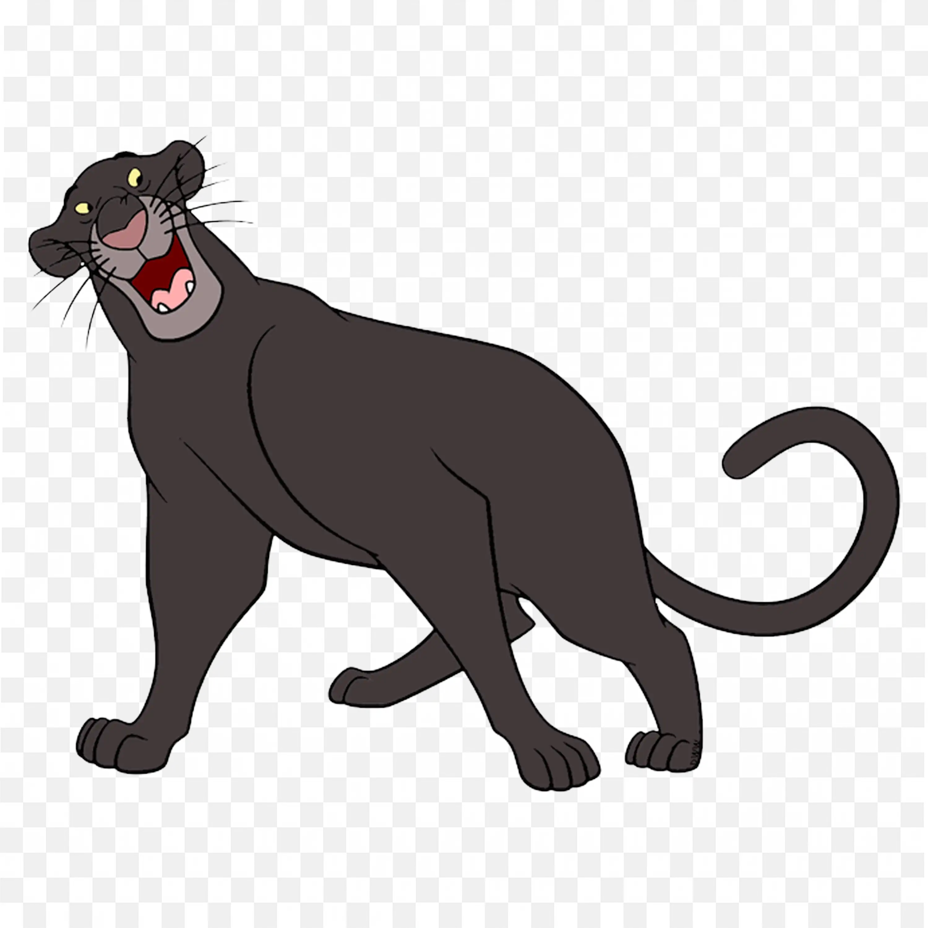 Bagheera the Animated Cartoon Character Free Pngs Download