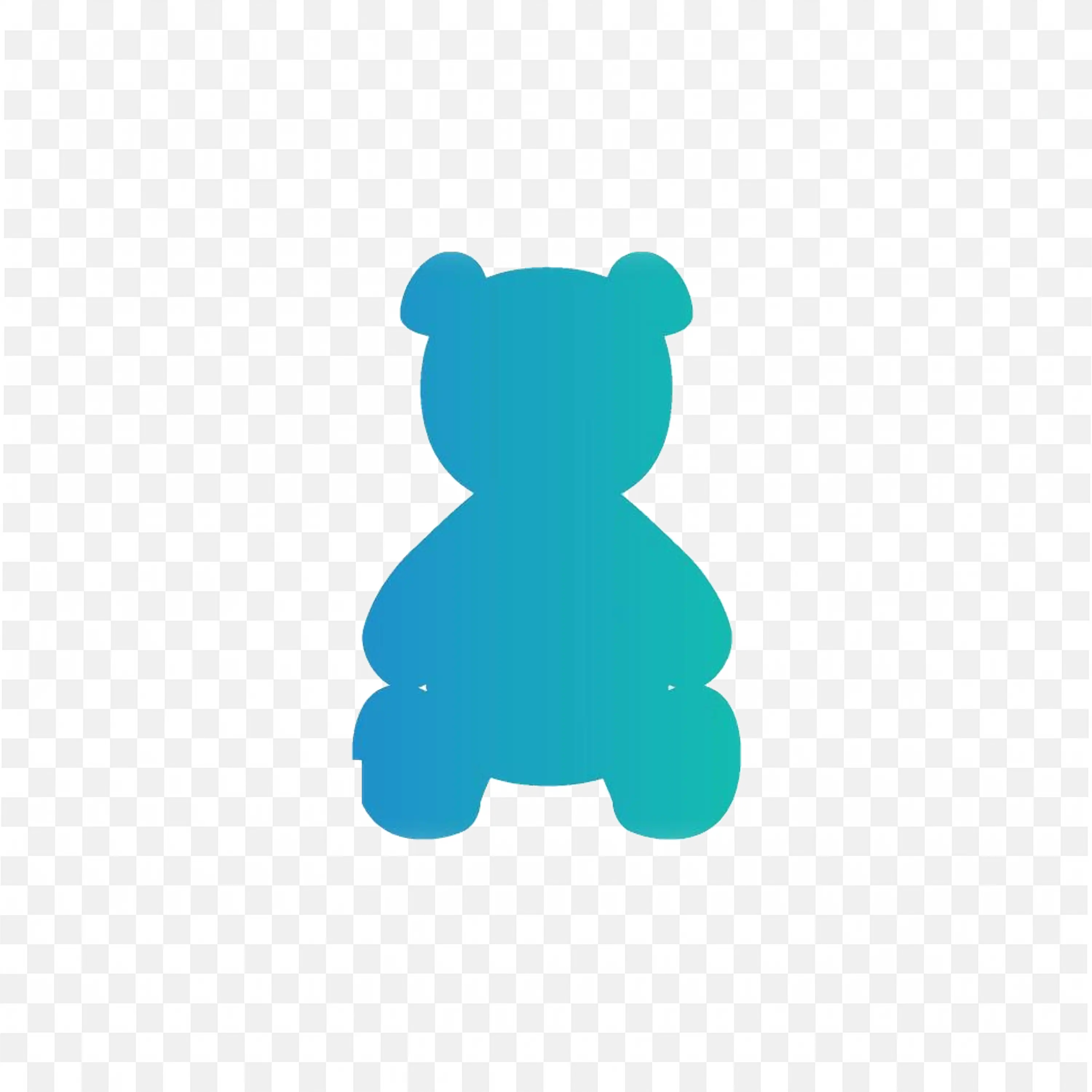 Blue Shadow Teddy Bear Transparent Png Image Free Download