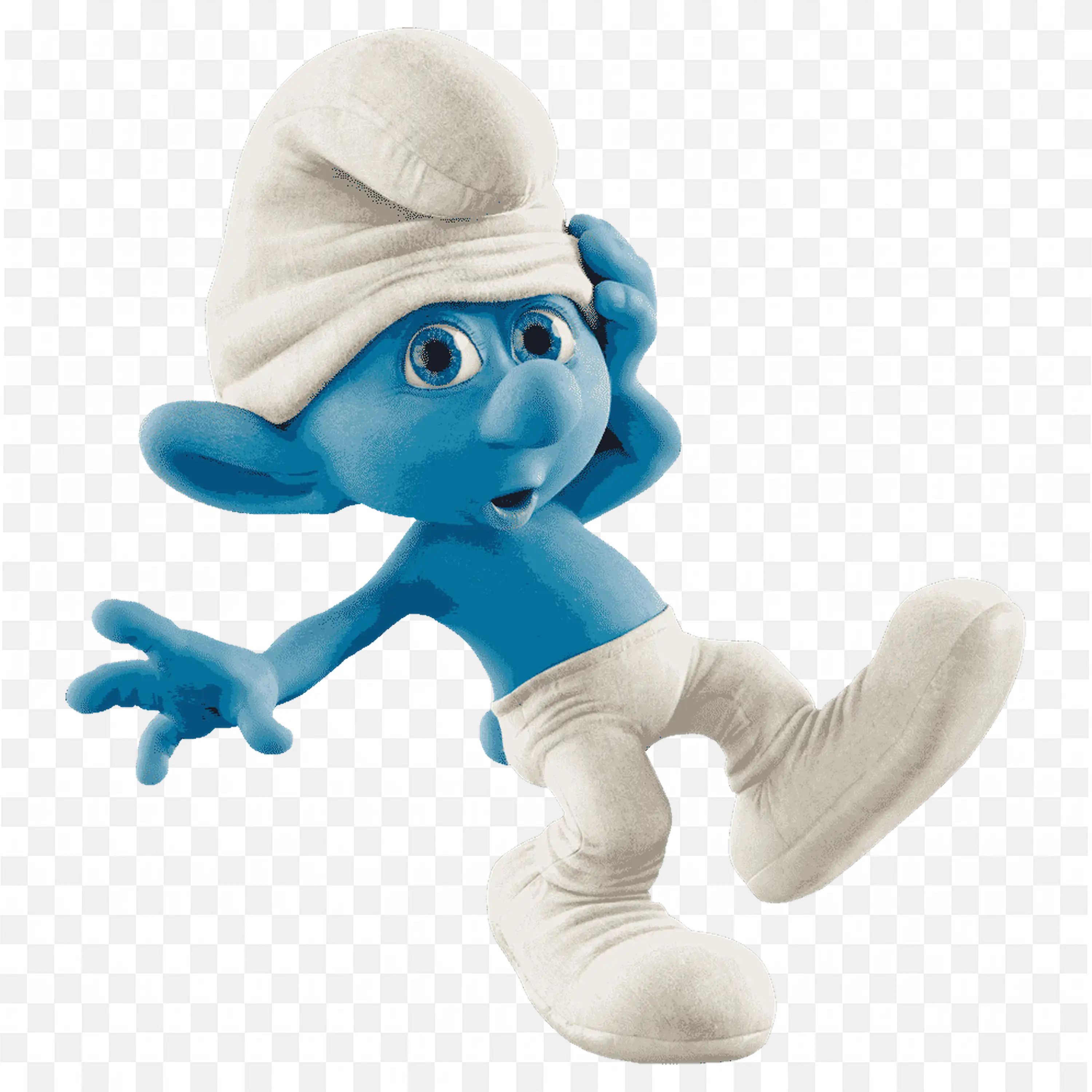 Cartoon Character Falling Down By a Backwards Png Image