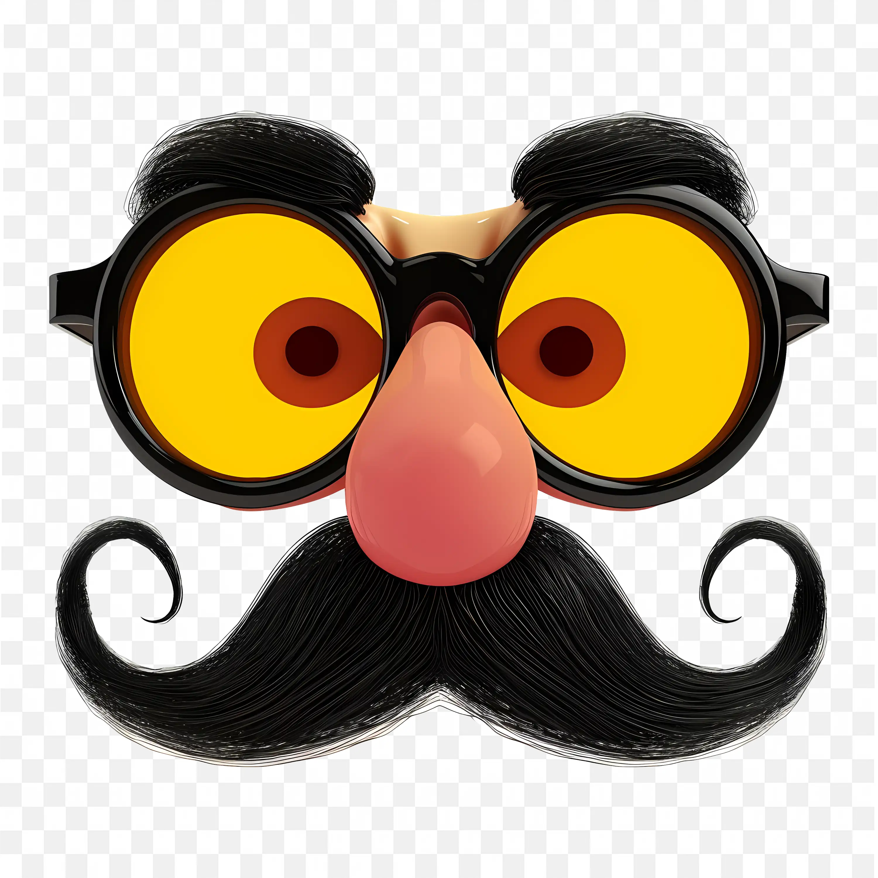 Comedy Glasses with Fake Nose and Mustache Fun Disguise