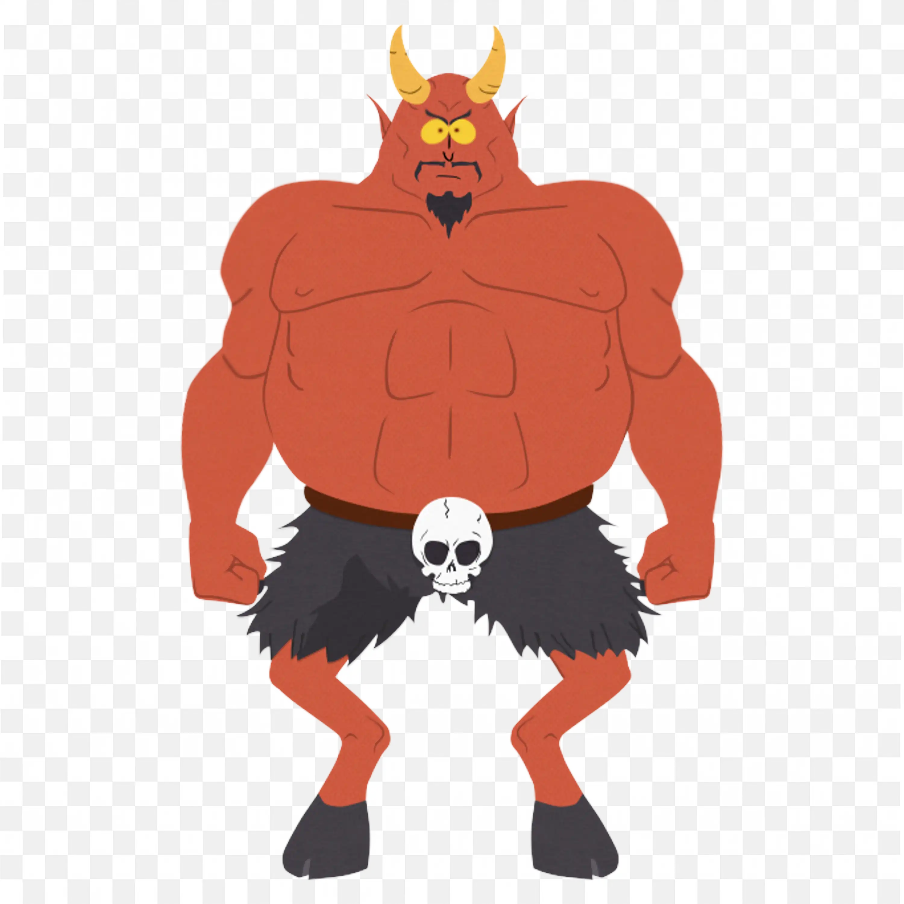 Horror Zoom Satan Png Image with Red Skin Png Download