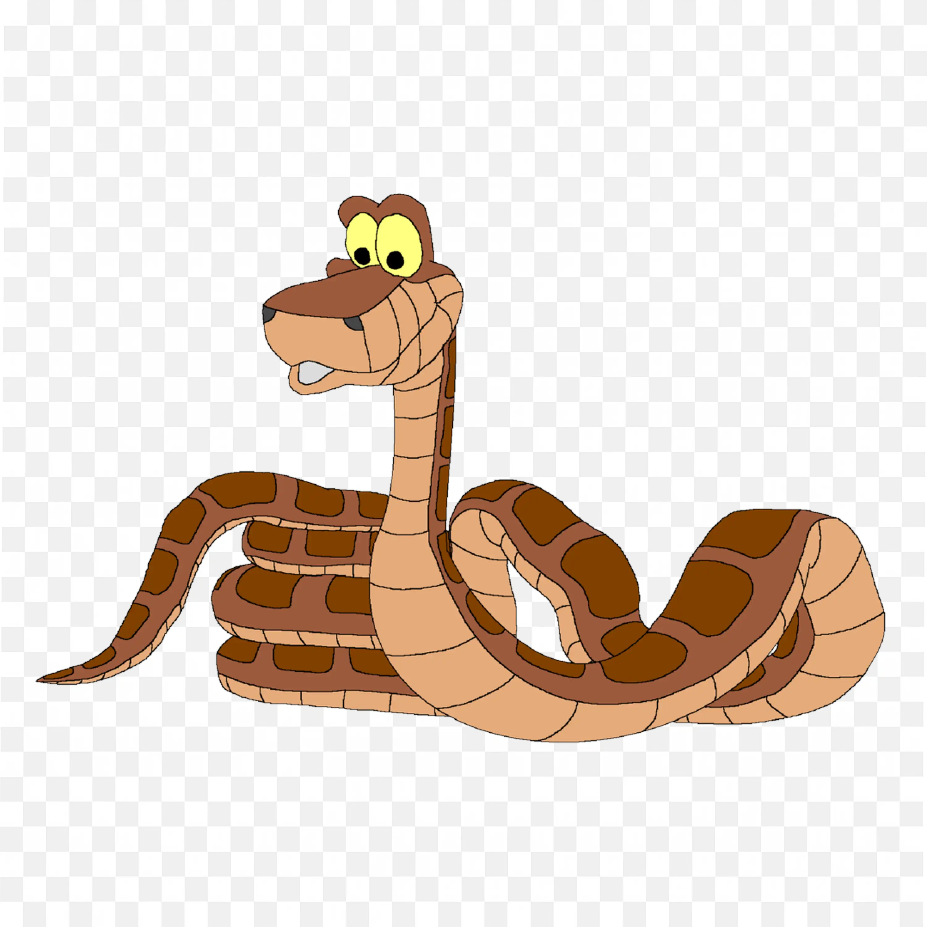 Kaa the Iconic Snake in the Jungle Book Movie HD Free Png